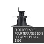Plot Reglable Terrasse Plot Réglable Pour Terrasse Bois Bugal Verindal B100