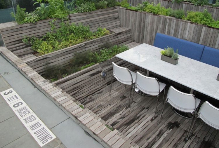 Revetement toit Terrasse toit Terrasse Transformez La Piscine Dans Un Jardin Superbe