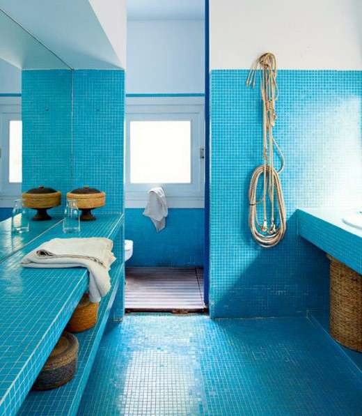 Salle De Bain Bleu Turquoise Piastrelle Bagno Azzurre Yi87 Regardsdefemmes