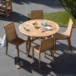 Salon De Jardin 4 Places Salon De Jardin 4 Places En Teck Brut 1 Table Ronde