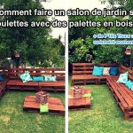 Salon De Jardin Avec Palette Ment Faire Un Salon De Jardin Sur Roulettes Avec Des