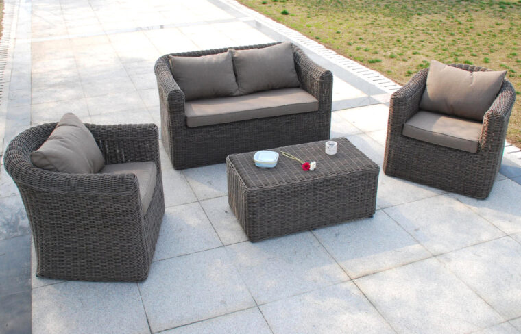 Salon De Jardin Design En solde Canape Exterieur Resine Tressee Pas Cher