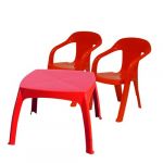 Salon De Jardin Enfant Salon De Jardin Enfants Baghera Table Chaises Rouge