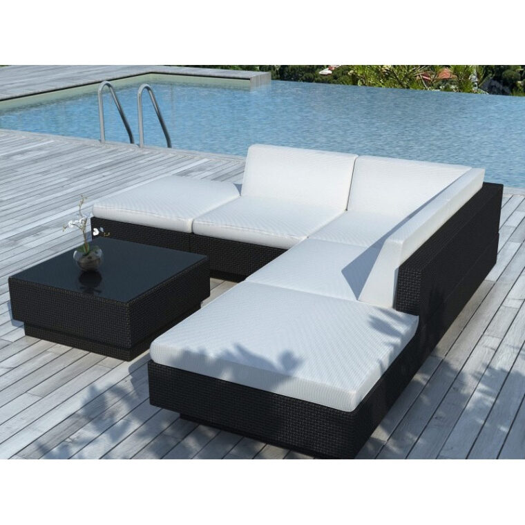 Salon De Jardin Noir Salon De Jardin En Résine Tressée "glory" Noir Salon De Jardin Noir Salon De Jardin En Résine Tressée "glory" Noir