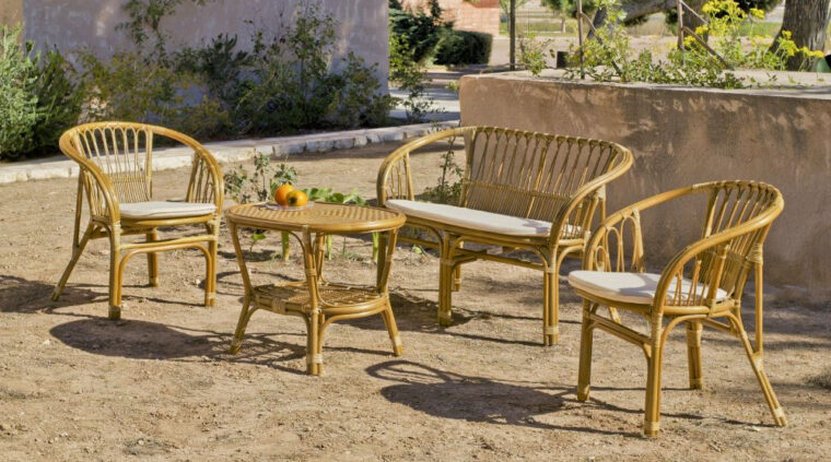 Salon De Jardin Rotin Salon De Jardin Rotin 1 Canapé 2 Fauteuils 1 Table Sur