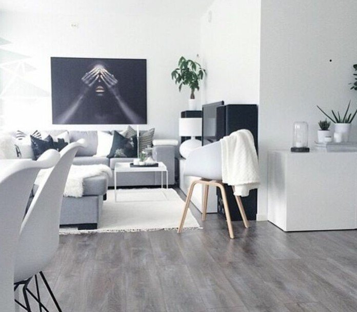Salon Gris Et Blanc 1001 Ideen Für Wohnzimmer In Grau Weiß Zum Inspiriren
