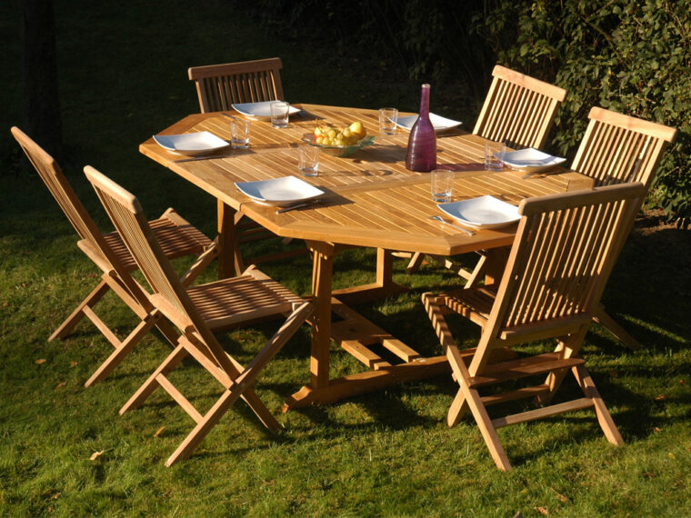 Salon Jardin Teck Salon De Jardin "grenade" En Teck 6 8 Personnes Table Salon Jardin Teck Salon De Jardin "grenade" En Teck 6 8 Personnes Table