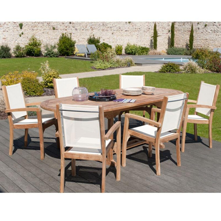 Salon Jardin Teck Salon De Jardin Teck Classe A Mailleraye Jardin