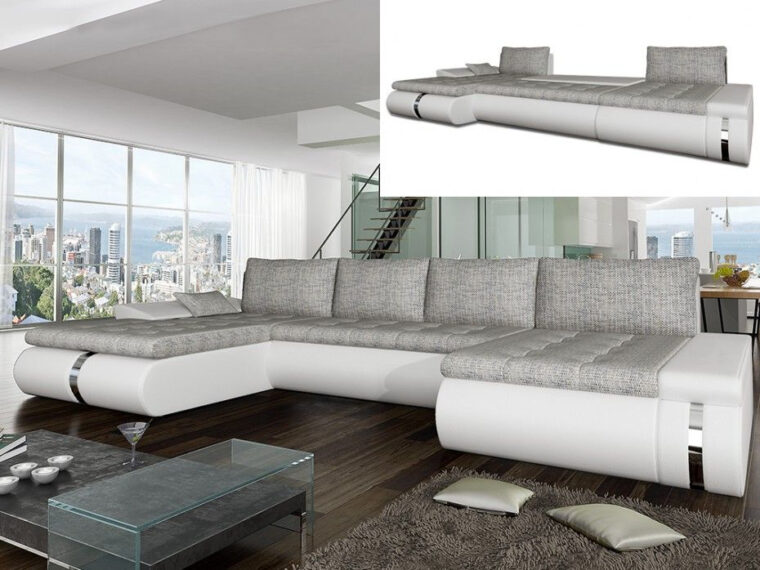 Sofa Pas Cher Canapé Panoramique Convertible Azelma In 2019