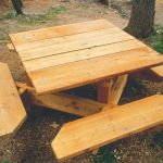 Table Banc Jardin Plan Table Banc Exterieur Bois – Table De Lit