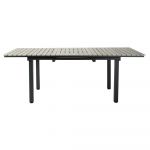 Table De Jardin En Aluminium Table De Jardin En Aluminium Gris L 213 Cm Escale