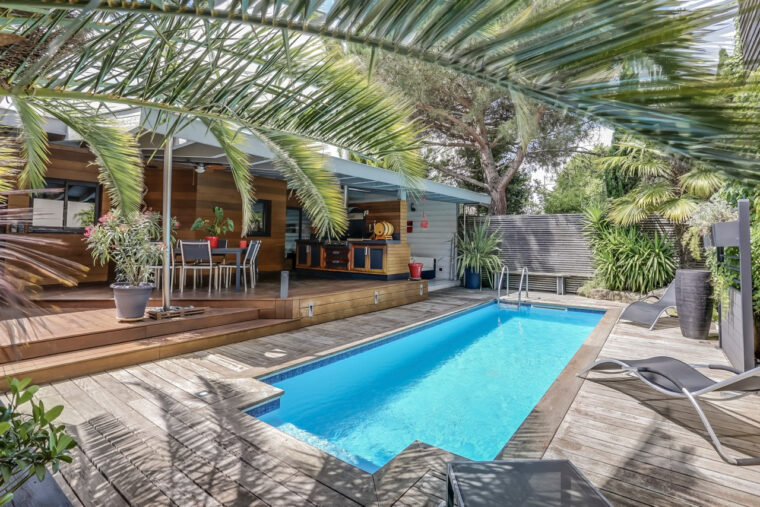 Terrasse Avec Piscine Bordeaux Métropole Bègles Maison En Bois Avec Terrasse