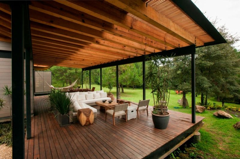 Terrasse Couverte Moderne Terrasse Moderne –la Décorer Et Aménager Pour Accueillir L’été