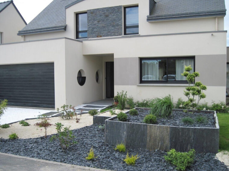 Terrasse En Ardoise Jardinière En Palis D Ardoise