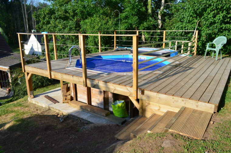 Terrasse En Bois Sur Pilotis Terrasse Bois Sur Pilotis Avec Piscine Ve11