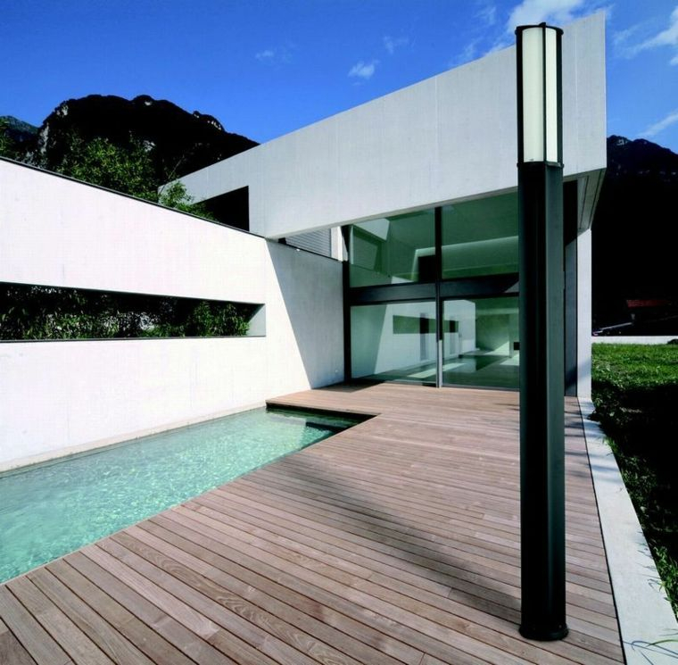 Terrasse Exterieur Moderne Lampadaire De Jardin 50 Modèles Pour Votre Extérieur