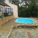 Terrasse Piscine Bois Composite Terrasse Bois Pour Piscine Hors sol Mailleraye Jardin