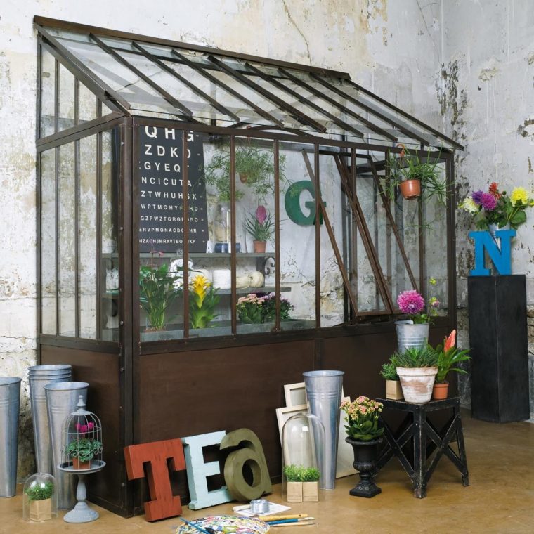 serre de jardin metal