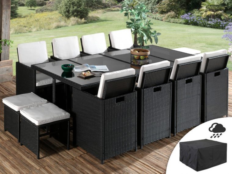 salon jardin encastrable 12 places
