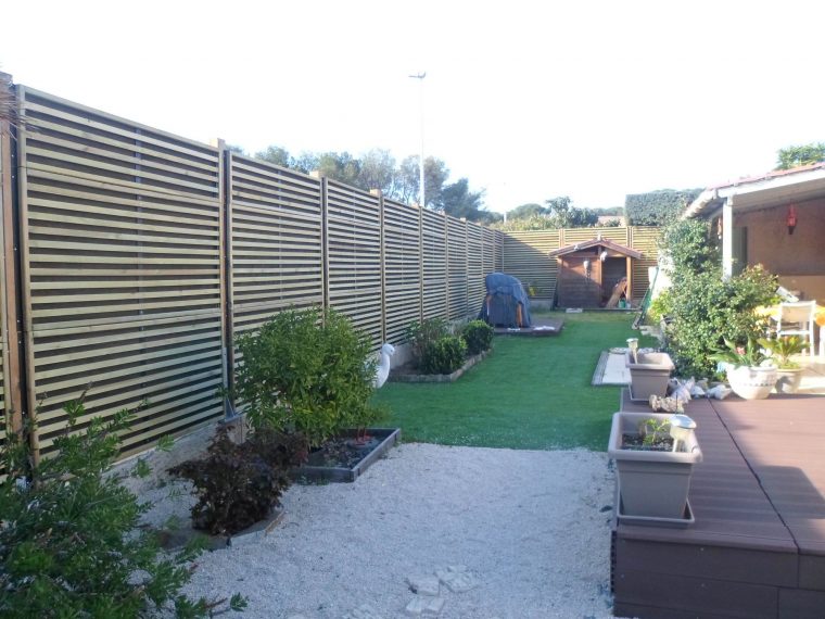 palissade jardin anti bruit