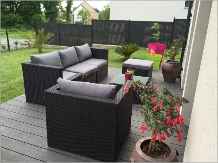 salon de jardin resine anthracite