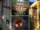 29 Super Idées D'éclairage Pour Le Jardin (Pas Chères Et ... concernant Decoration De Jardin A Faire Soi Meme