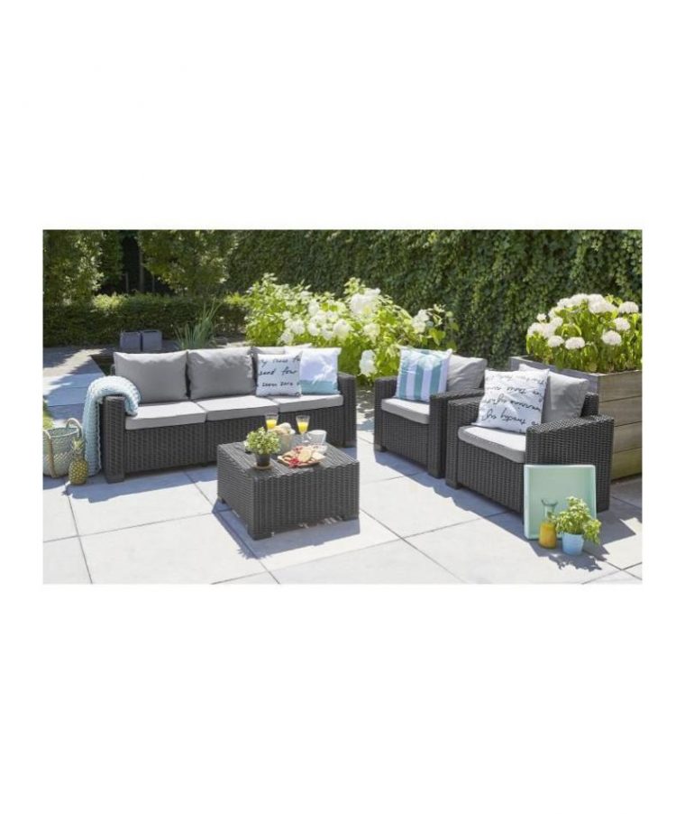 coussin pour salon de jardin allibert california