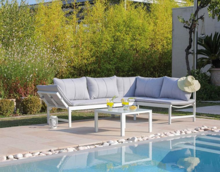 salon de jardin aluminium destockage