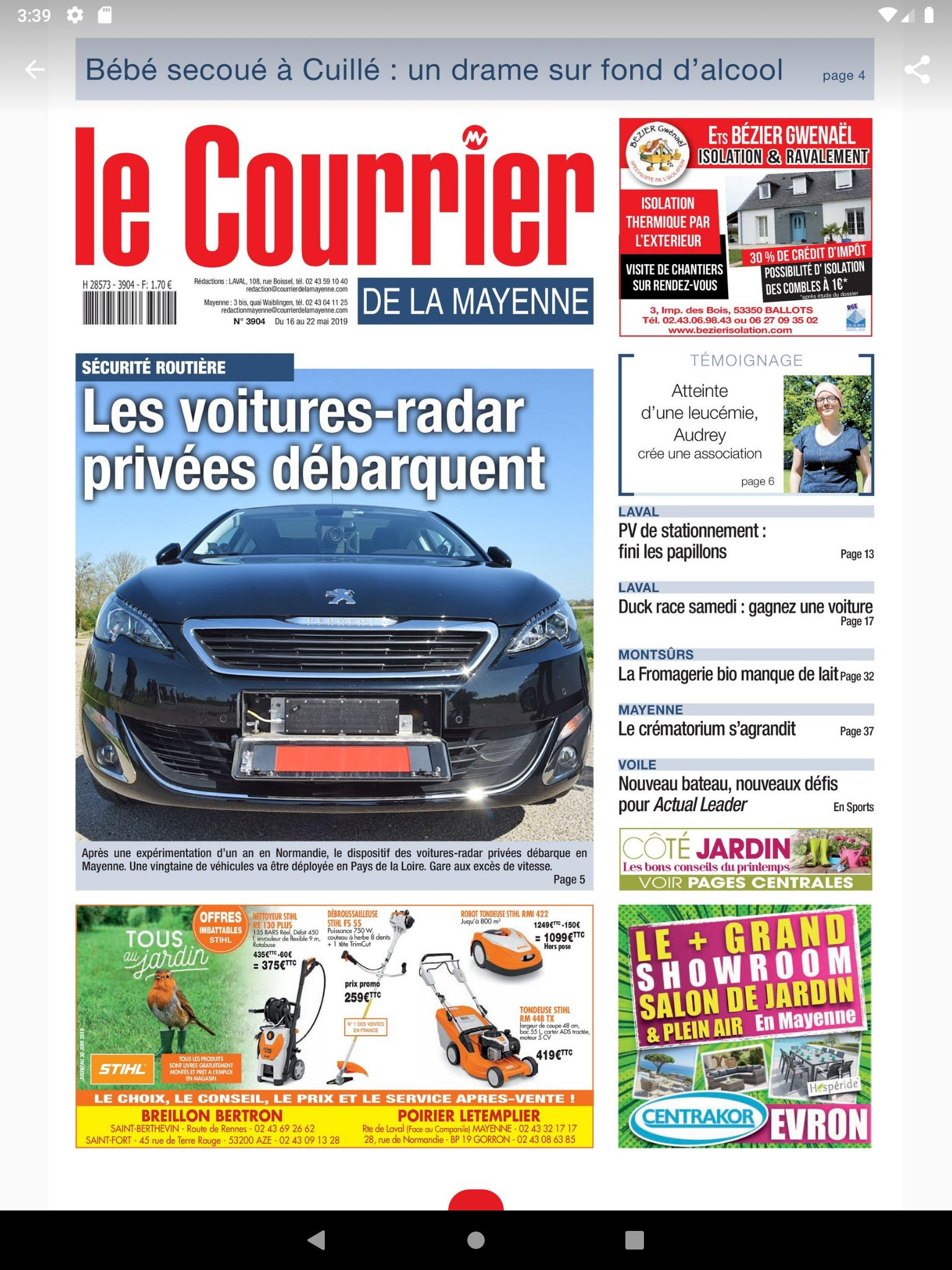 Android Için Le Courrier - Apk'yı İndir tout Salon De Jardin Centrakor