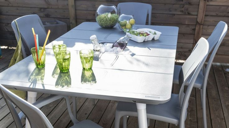 renover table plastique jardin