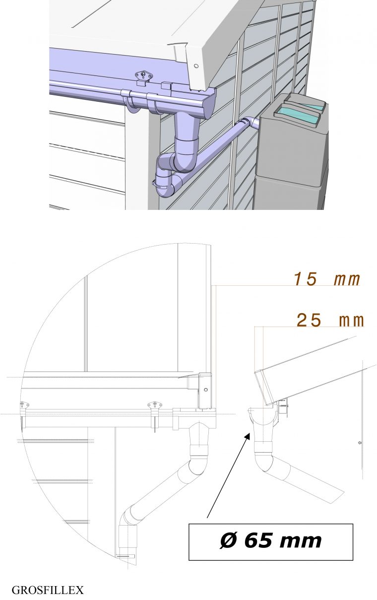 Comment Se Procurer Un Kit Pour Gouttière Pour Mon Abri De ... pour Gouttière Pour Abri De Jardin