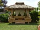 Gazebo Bambou Ou Paillote Bambou, Salon De Jardin, Pergola ... pour Paillote Jardin