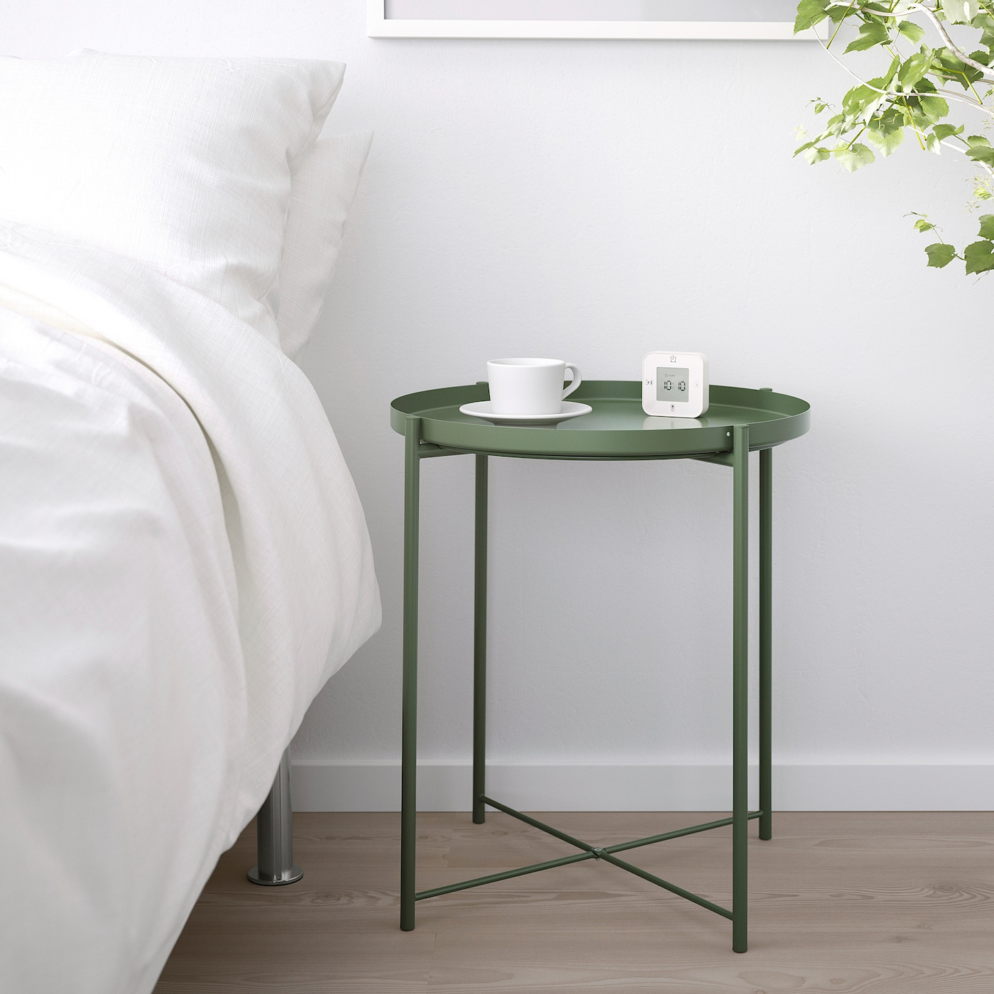 Gladom Table/plateau - Vert Foncé 45X53 Cm dedans Table Basse De Jardin Ikea