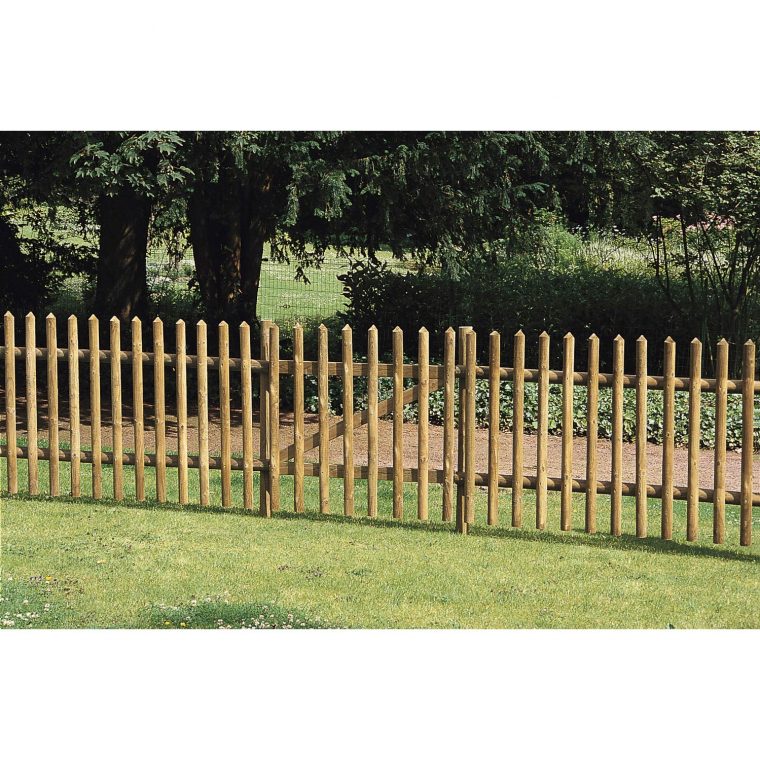 Jardin Jardinage Mundus Barrière De Jardin Blanche 60X32.5Cm ... tout Barrière Bois Jardin