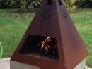 Outdoor Steel Chiminea-Fireplace | Chimeneas Exteriores ... encequiconcerne Incinerateur Jardin