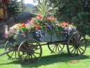 Overflowing Farm Wagon. Beautiful. | Art Des Jardins ... encequiconcerne Brouette Deco Jardin