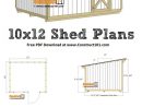Plans Lean To Shed 10×12 – Téléchargement Pdf | Plan Abris ... destiné Plan Cabane De Jardin