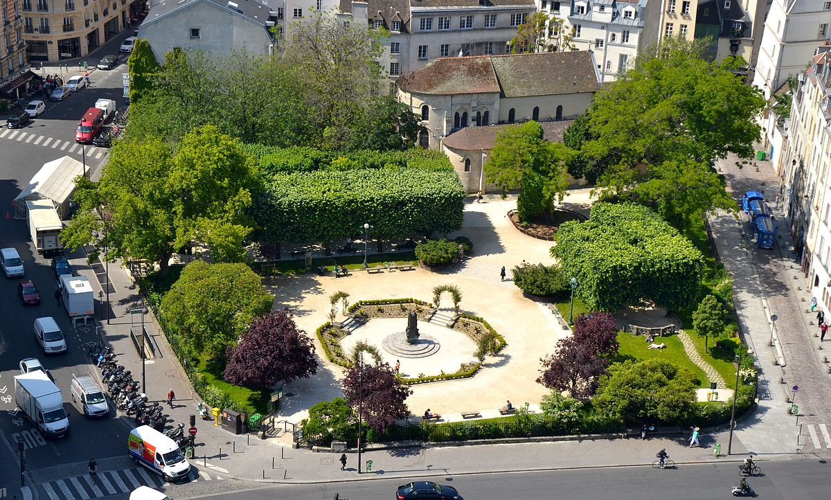 Square René-Viviani — Wikipédia dedans Arbre Pour Petit Jardin