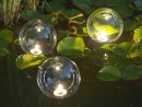 Ubbink Boules Lumineuses Multibright Float 3 Led Lampe De ... concernant Boule Lumineuse Jardin
