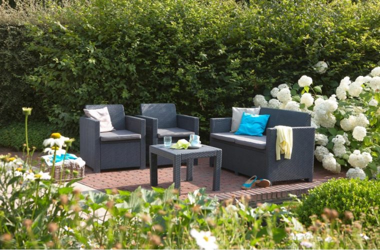 salon de jardin graphite