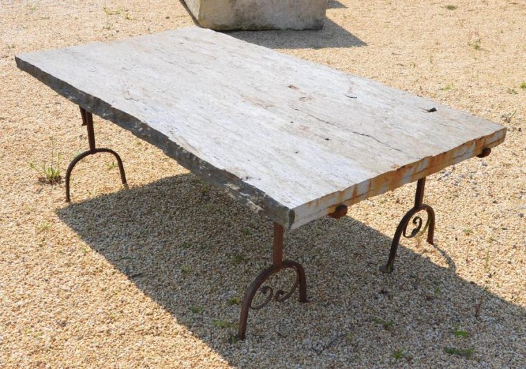 fabriquer une table de jardin en fer