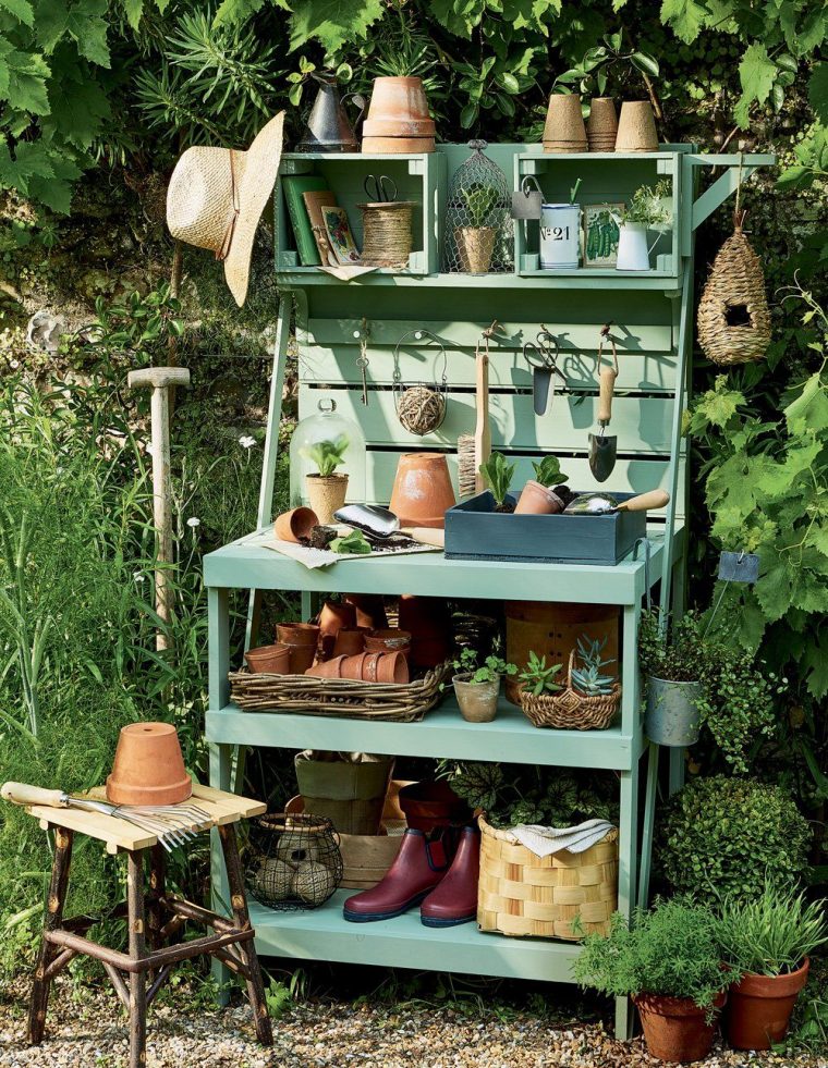 objets de decoration en bois pour jardin