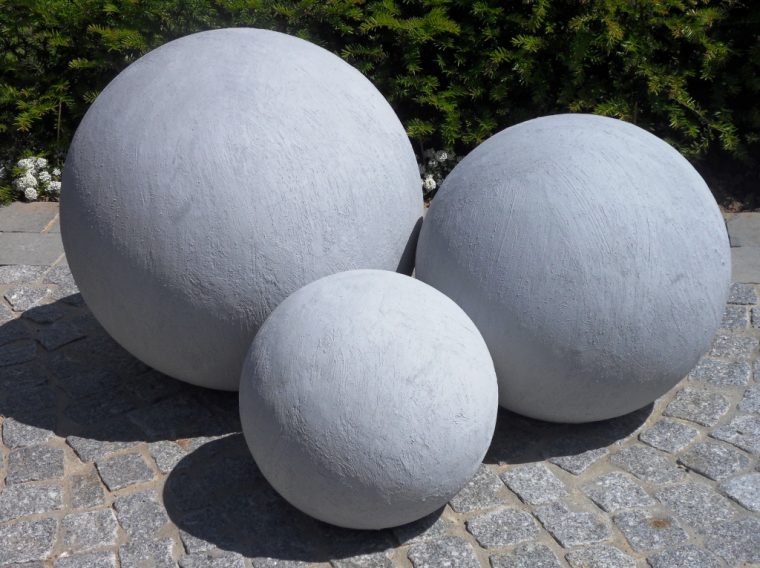 boule beton deco jardin
