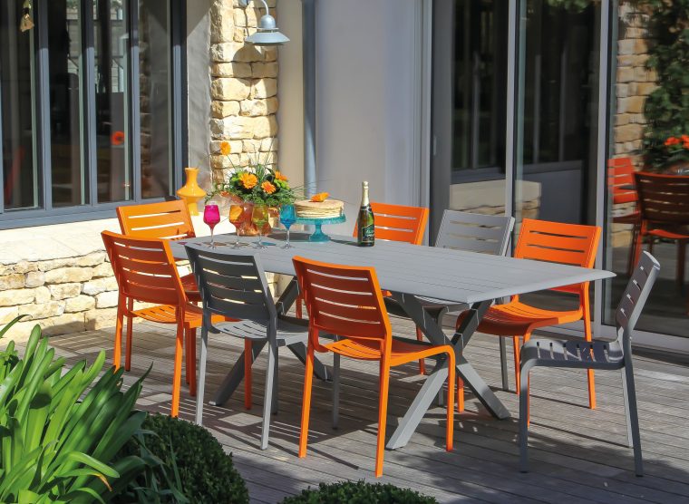 salon de jardin pas cher metal