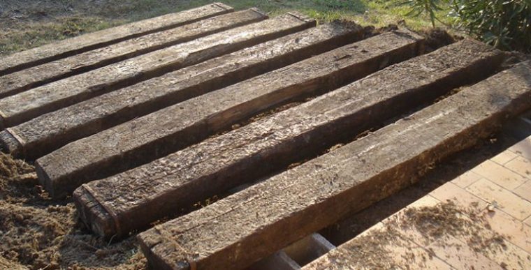 traverse de chemin de fer jardin