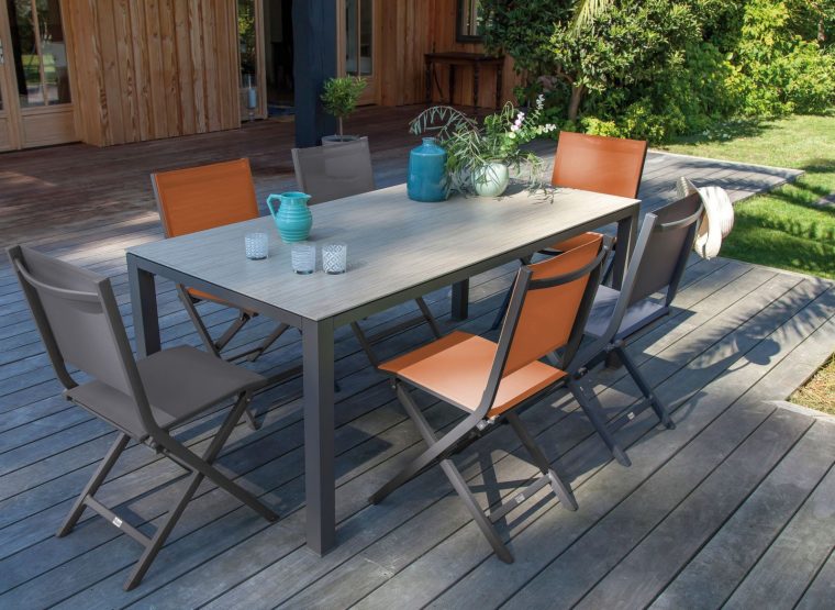 table jardin en ceramique