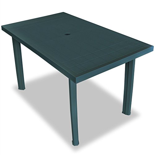 table jardin en plastique