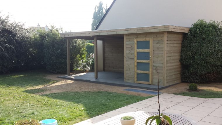 abri jardin avec carport