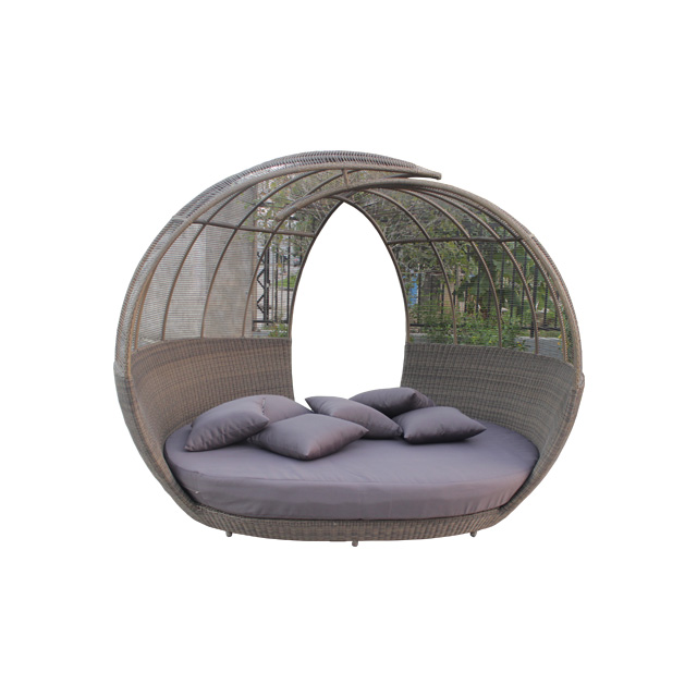 coussin pour lit de jardin rond