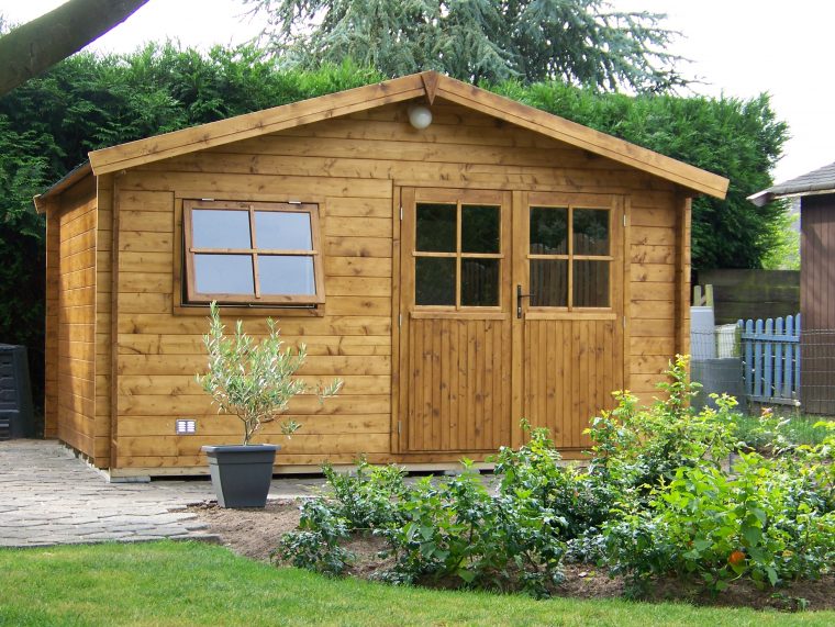 couleur pour abri de jardin en bois